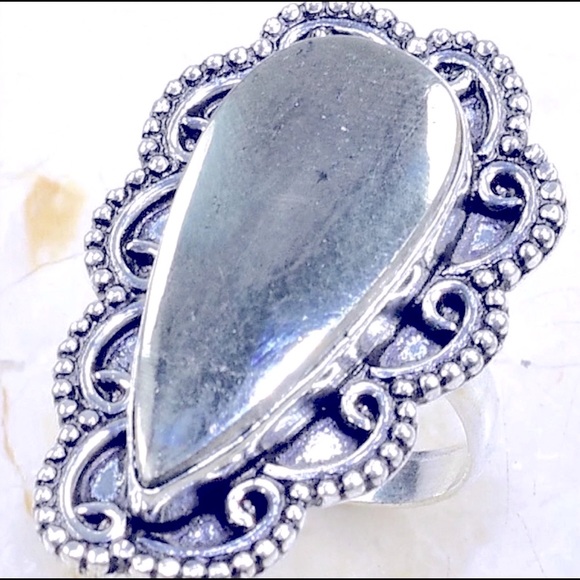 Artesian Jewelry - Apache Pyrite Antique Design Ring